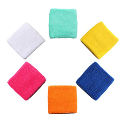 GmeDhc Muñequera Deportiva Tenis, 6 Piezas Muñequera Deportiva Pulsera, muñequera de Deporte para Fútbol, Baloncesto, Running Deportes Atléticos, Gimn características