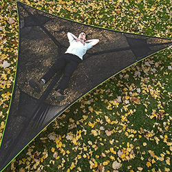 YLLQXI Multi-Person Hammock, 3 Point Design, Camping Hamaca, Multi-Person Canvas Camping Easy Use Hanging Chair Seat, for Outdoor, Garden and Patio, 2 en oferta