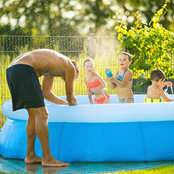 PaNt Piscina Inflable, 240 * 240 * 63 cm Grande Redondo a Prueba de explosiones, anticongelante y Anti-agrietamiento Espesar sin Instalar Piscina Fami precio