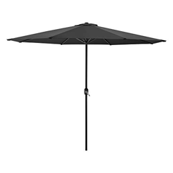 casa.pro Sombrilla Sonn 300 x 230 cm con Manivela para Jardín Patio Terraza Balcón Repelente al Agua Parasol Vara de Acero Negro características