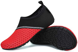 Zapatos de Agua Hombre Escarpines Zapatillas Mujer Secado rápido Playa NatacióN Surf Piscina Barefoot Ligeros de Antideslizante Rojo en oferta