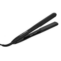 Amazon Basics - Plancha de peluquería de cerámica de tourmalina y PTC con función de apagado automático y pantalla LCD, 2,5 cm, color negro precio