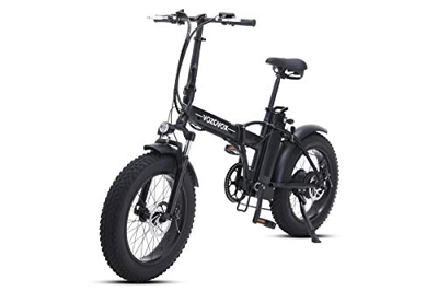 VOZCVOX Bicicleta Eléctrica Plegable,E-MTB 20", Shimano 7vel, batería Litio 48V15Ah Bicicleta Eléctrica City