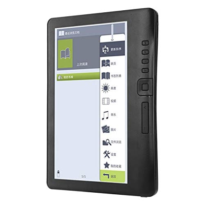 DAUERHAFT BK7019 Lector de Libros electrónicos portátil de 7 Pulgadas Pantalla Colorida Compatible con Tarjeta TF, Lector electrónico con Pantalla tác