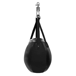 Aoneky Saco de Boxeo Colgante - 61x58cm Pera de Boxeo, Piel Sintética, Peso Máximo de 50kg, Bolsa de Boxeo con Gancho Giratorio para Entrenamiento de  características