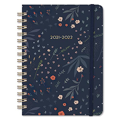 Agenda 2021 2022 – A5 – Agenda semanal de julio 2021 hasta junio 2022, 15 x 21 cm, planificador de vida