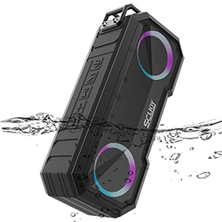 Altavoz 30W Portátil Bluetooth inalámbrico 5.0, 30 Horas IPX7 De Agua luz Led Altavoz, SCIJOY Altavoz InaláMbrico, para El Hogar/Exterior, Ducha, Fies precio