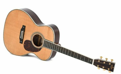 Sigma Guitars- Guitarra 000T-42 Maciza Manta Con Abulón Plantillas Expositor