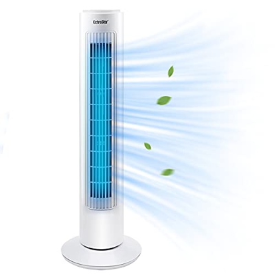 Extrastar Ventilador de torre oscilante con 3 velocidades (Modelo A)