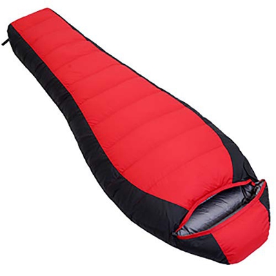 HS-LAMP Saco de Dormir Momia - Invierno Adultos Pluma, Temperatura Adecuada -15-25°C,Diseñado para Acampar y Hacer Excursiones a Pie. 210 * 80 * 50cm