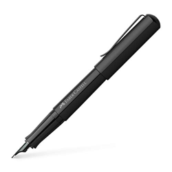 Faber Castell - Pluma estilográfica Hexo, color Negro en oferta