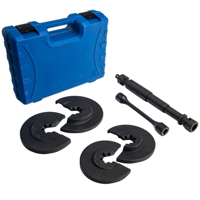 5pcs coil Spring Compressor Strut Tool Kit compatible para Mercedes-benz Extractor Auto Garage