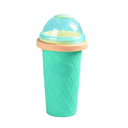 LZYANG Slushy Ice Maker Maquina para Preparar Granizados Taza De Enfriamiento Rápido Botellas De Batido Preparador De Café Helado Heladera Vaso para G precio
