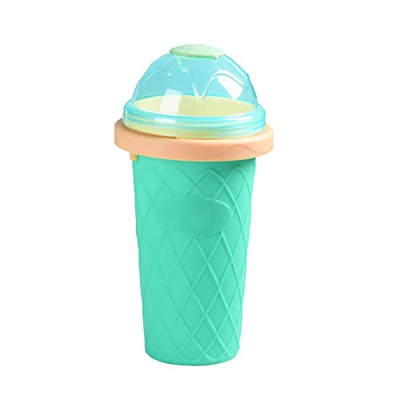 LZYANG Slushy Ice Maker Maquina para Preparar Granizados Taza De Enfriamiento Rápido Botellas De Batido Preparador De Café Helado Heladera Vaso para G