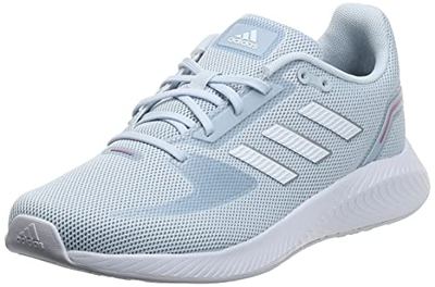adidas Runfalcon 2.0, Sneaker Mujer, Halo Blue/Footwear White/Dash Grey, 36 EU