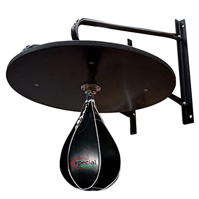 Juego de boxeo Pera rápida con plataforma de instalación en pared, accesorios incluidos