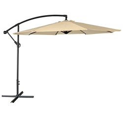 Happy Garden Sombrilla excéntrica OAHU Redondo 3,50m de diámetro Color Beige precio
