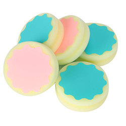 Esponja depilatoria, almohadillas depilatorias de doble cara para brazos y mejillas en oferta