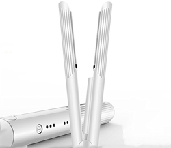 zcyg Rizador de Pelo Tenazas de rizar, rizador de Pelo de Radio, Plancha de Pelo, férula Recta de Doble propósito, Tipo de Hebilla Interna golpea Temp características