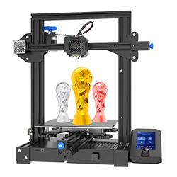 Creality Ender-3 V2 Impresora 3D Mejorada, FDM Impresora 3D con 32 bit Silent Motherboard, Fuente de Alimentación Meanwell y Reanudación de Impresión, características