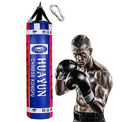 YZBBSH Saco De Boxeo Profesional Saco De Boxeo Adulto Ideal para MMA Muay Thai Kick Boxing Artes Marciales Punching Bag 160cm / 180cm,Red+Blue,180cm en oferta
