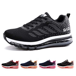 Air Zapatillas de Running para Hombre Mujer Deporte Zapatillas de Trail Deportivas Ligero Fitness Gym Zapatos para Casual Gimnasio Correr Sneakers Ath en oferta