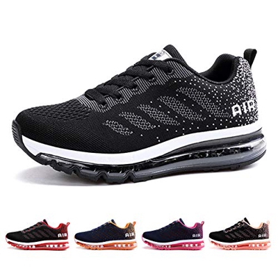 Air Zapatillas de Running para Hombre Mujer Deporte Zapatillas de Trail Deportivas Ligero Fitness Gym Zapatos para Casual Gimnasio Correr Sneakers Ath