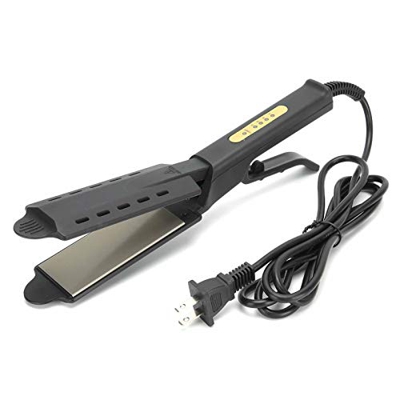 Plancha de pelo Plancha plana - Plancha de pelo profesional para salón - Plancha de pelo de cerámica antiestática con temperatura ajustable Apta para 