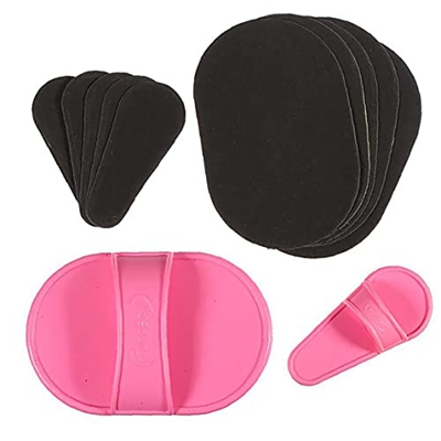 Hainice 1Pollas para el Pelo Almohadillas Depilatory Papel Smooth Pied Skin Pad Portable Portátil Herramienta de depilación Portátil Sin Dolor Smooth 