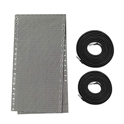 AUTUUCKEE Zero Gravity Sillas Tela, Tumbona plegable Silla de playa reclinable de repuesto con cordones reclinables para el hogar al aire libre (gris) en oferta