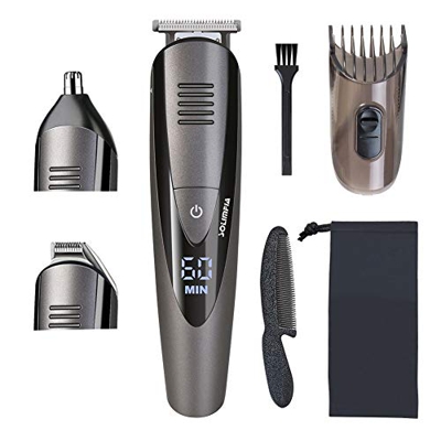 SOLIMPIA Cortapelos Electrónico Hombres Recortadora Maquina Profesional Cortar Pelo Recortador de barba y pelo, óptima precisión,