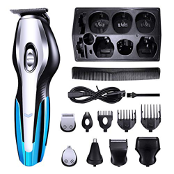 2NLF Cortapelos Hombre 11 en 1 Multifunción Maquina Cortar Pelo Profesiona Cuchillas de Cerámica Afiladas con Peine de 4 Longitudes para Barba Cabello precio