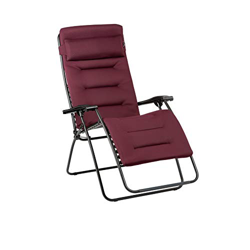 Lafuma Relax RSXA Clip Tumbona Plegable, Acero, Burdeos, XL características