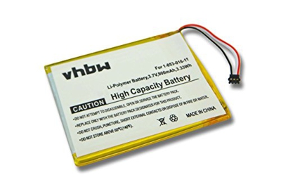 vhbw batería Compatible con Sony Portable Reader PRS-650, PRS-650BC lectores de Libros electrónicos eBook Reader (900mAh, 3,7V, polímero de Litio)