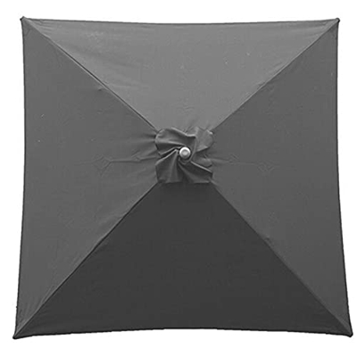 Yeekg Toldo de repuesto para paraguas, 4 costillas, tela cuadrada de repuesto para sombrillas, toldo de tela para sombrilla de jardín, patio, sombrill