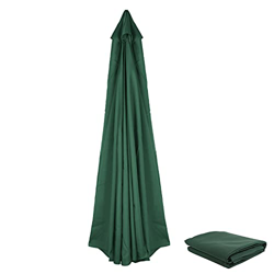 YHNJI Parasol de repuesto para sombrilla de patio, de 9.9 pies de grosor, cubierta de toldo de repuesto para sombrilla de 8 varillas para exteriores,  en oferta
