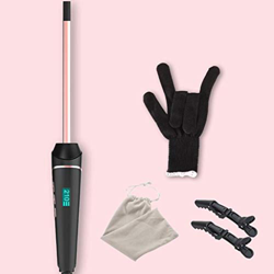 zcyg Rizador de Pelo Rizador de Pelo, Curling Wand, turmalina cerámica Mini galvanoplastia LCD de 10 mm Pantalla Tenaza for Hombres y Mujeres precio