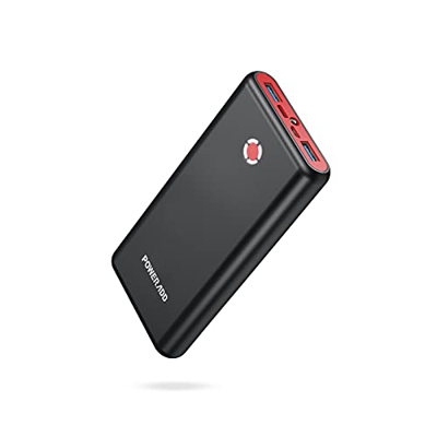 Pilot X7 20000mAh Power Bank 18W PD y QC3.0 Carga Rapida Batería Externa con 3 Salidas y 2 Entradas para Cargar Dispositivos Inteligentes y Más…