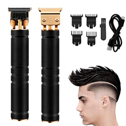 Cortapelos Hombre Recortador de Barba Inalámbrico Y Corta Pelos Hombre Profesional Cortadora de Pelo con Cuchilla en T Maquina Cortar Pelo USB Recarga en oferta