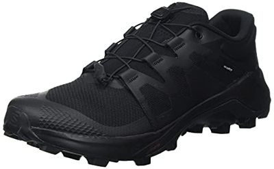 SALOMON Wildcross, Zapatillas de Senderismo Hombre, Negro (Black/Black/Black), 41 1/3 EU