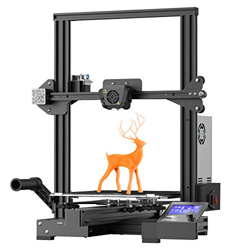 Comgrow Creality Ender 3 Max FDM - Impresora 3D con placa base silenciosa y fuente de alimentación Meanwell (cristal, 300 x 300 x 400 mm) en oferta