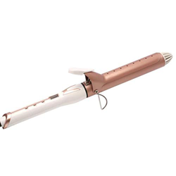 zcyg Rizador de Pelo Recubrimiento de turmalina de cerámica Rizador de Pelo Curling Iron Wand Barril Grande, 80 ℃ -210 ℃, Oro Rosa (Size : 32mm) precio