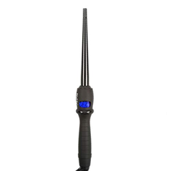 zcyg Rizador de Pelo Tapered Hair Curlers Tourmaline Ceramic Big Barrel Curling Wand Iron 120 ℃ -210 ℃ (Size : 9-19mm) características