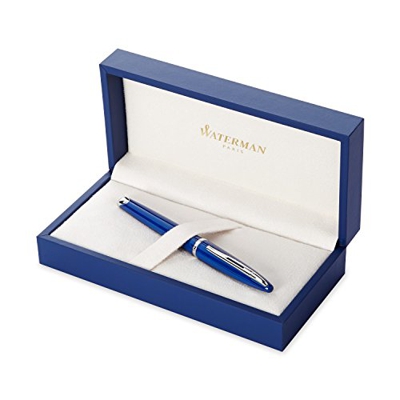 Waterman Carène Pluma Estilográfica, Azul (Blue Obsession), Punta Fina