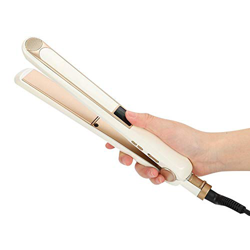 Plancha de pelo, plancha para el cabello con pantalla LCD Rizador de plancha de pelo eléctrico profesional para el hogar y el salón de belleza(1#) en oferta