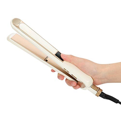 Plancha de pelo, plancha para el cabello con pantalla LCD Rizador de plancha de pelo eléctrico profesional para el hogar y el salón de belleza(1#)