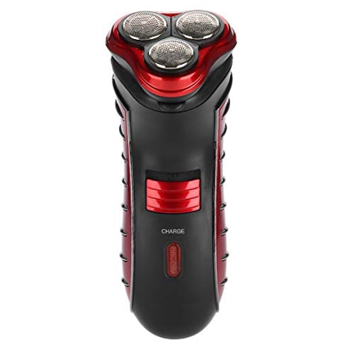 Máquina de afeitar recargable 3D para hombres, máquina de afeitar eléctrica recargable, máquina de afeitar de barba eléctrica rotativa sin cable, cort