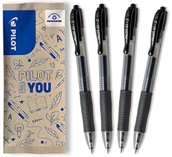 Pilot Spain Pilot G-2 - Roller con tinta de gel, color negro. 4 unidades en oferta