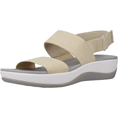 Clarks Arla Jacory Womens Slingback Sandals 38 EU Oro