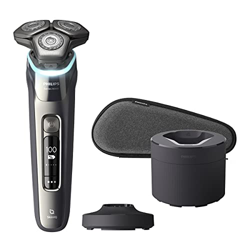 Philips S9987/55 Shaver Series 9000 - Afeitadora eléctrica en seco y húmedo (cuchillas SteelPrecision dobles, sensor protector de presión, cabezales f precio